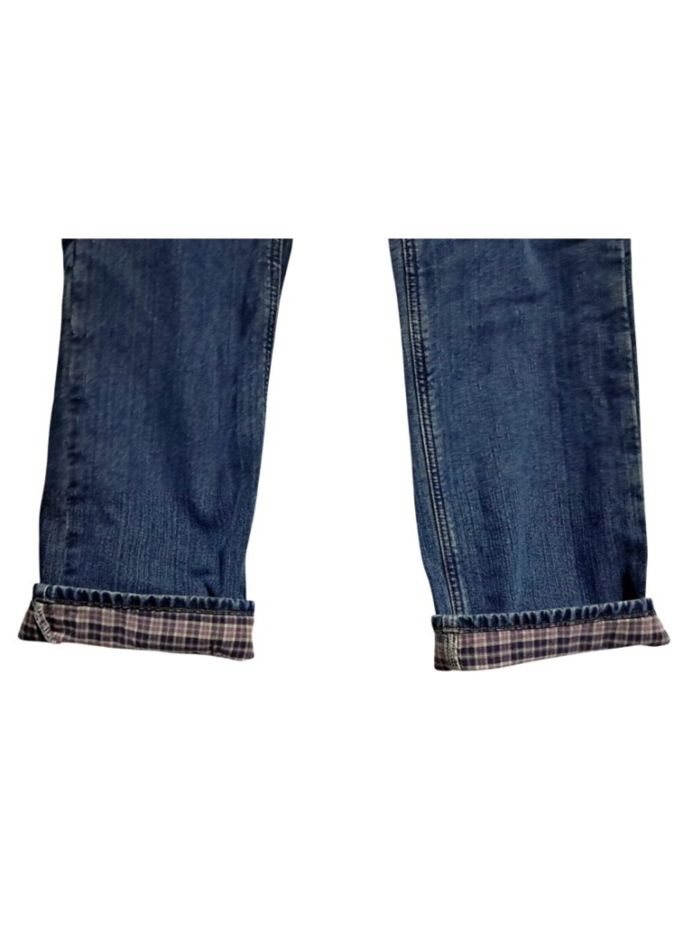 Carhartt Flannel Lined Jeans Womens Size 12 Relaxed Fit Blue Denim Cotton - Picture 8 of 10
